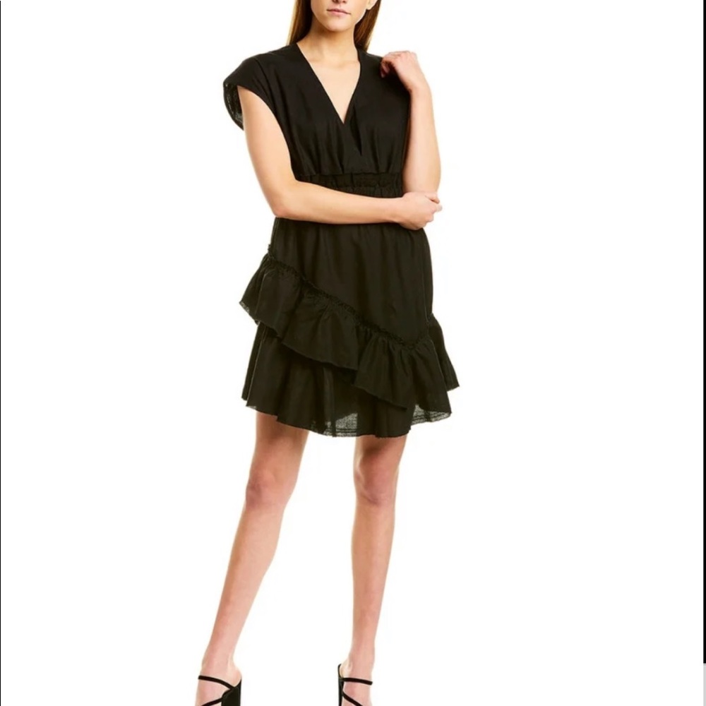 IRO Billow Linen-Blend Sheath Dress Size 36